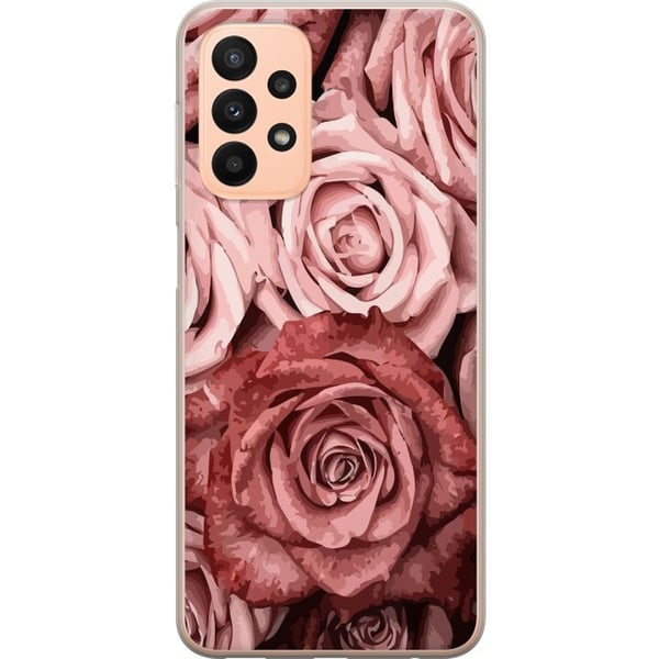 Yhteensopiva Puhelinkuori Samsung Galaxy A23 Ruusut