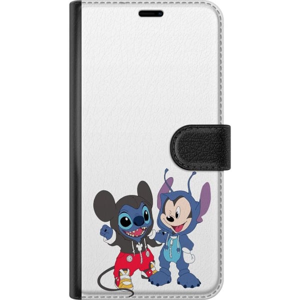 Kompatibel Tegnebogsetui til Samsung Galaxy S23 Ultra Stitch Mickey Mouse