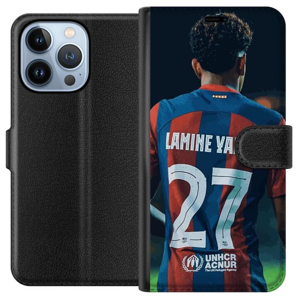 Yhteensopiva Lompakkokotelo Apple iPhone 13 Pro Yamal Lamine Yhteensopiva Lompakkokotelo Apple iPhone 13 Pro Yamal Lamine
