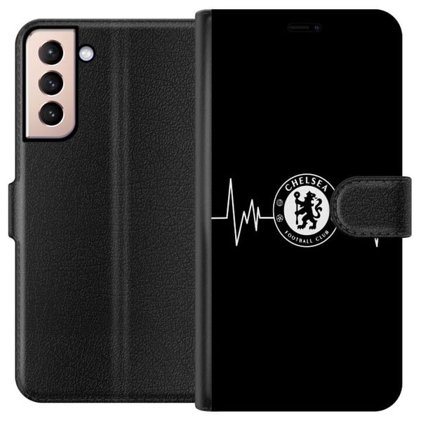 Kompatibelt Lommeboketui til Samsung Galaxy S21 Chelsea F.C.