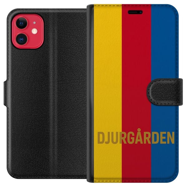 Kompatibel Tegnebogsetui til Apple iPhone 11 Djurgården – fodbold Kompatibel Tegnebogsetui til Apple iPhone 11 Djurgården – fodbold