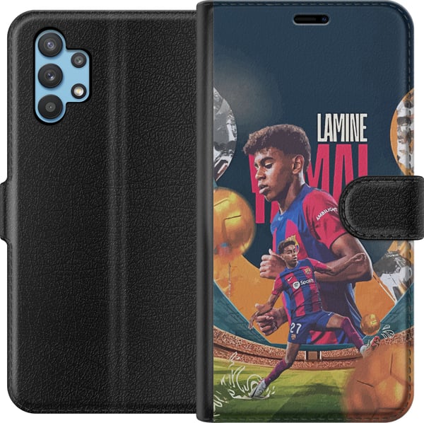 Yhteensopiva Lompakkokotelo Samsung Galaxy A32 5G Lamine Yamal