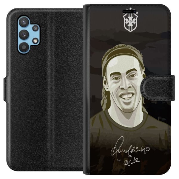 Kompatibelt Plånboksfodral till Samsung Galaxy A32 5G Ronaldinho Kompatibelt Plånboksfodral till Samsung Galaxy A32 5G Ronaldinho