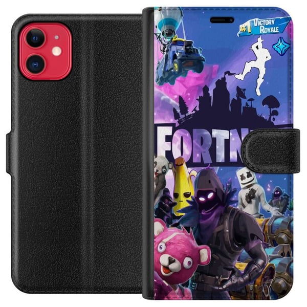 Kompatibel Tegnebogsetui til Apple iPhone 11 Fortnite Kompatibel Tegnebogsetui til Apple iPhone 11 Fortnite