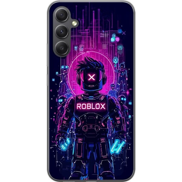 Kompatibel Mobilcover til Samsung Galaxy S23 FE Roblox Cyber Core Kraftfuldt digitalt Roblox-design med lilla lys og futuristisk baggrund Kompatibel Mobilcover til Samsung Galaxy S23 FE Roblox Cyber Core Kraftfuldt digitalt Roblox-design med lilla lys og futuristisk baggrund