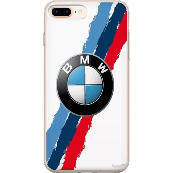 Kompatibelt Mobildeksel til Apple iPhone 8 Plus BMW Striper Kompatibelt Mobildeksel til Apple iPhone 8 Plus BMW Striper