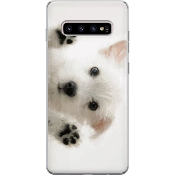 Kompatibel Mobilcover til Samsung Galaxy S10+ Hund