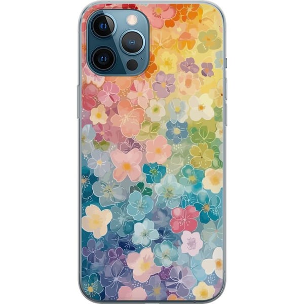 Yhteensopiva Puhelinkuori Apple iPhone 12 Pro Max Pienet kukat