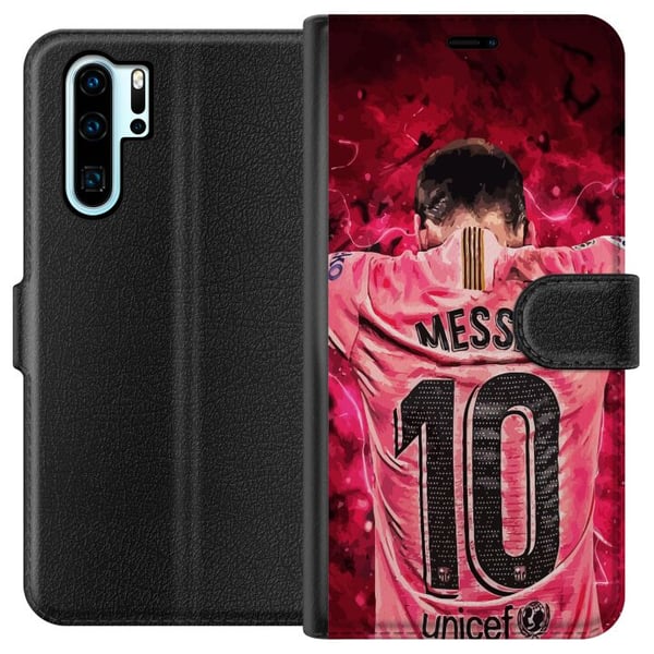 Yhteensopiva Lompakkokotelo Huawei P30 Pro Messi Jalkapallo Barcelona Argentiina Motivoiva Legendaarinen Pelaaja FC Barcelona Numero 10 Urheilu Jalka
