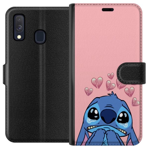 Kompatibel Tegnebogsetui til Samsung Galaxy A40 Syning