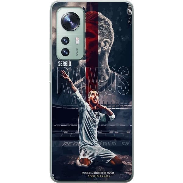 Kompatibelt Mobilskal till Xiaomi 12 Ramos Fotboll Legend Motiv Spelare Real Madrid Spanien Back Ikoniskt Namn Fotbollsstjärna Sport