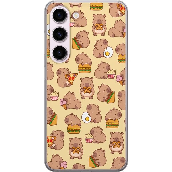 Kompatibel Mobilcover til Samsung Galaxy S23 Kawaii capybara mobilcover med flere søde figurer Kompatibel Mobilcover til Samsung Galaxy S23 Kawaii capybara mobilcover med flere søde figurer