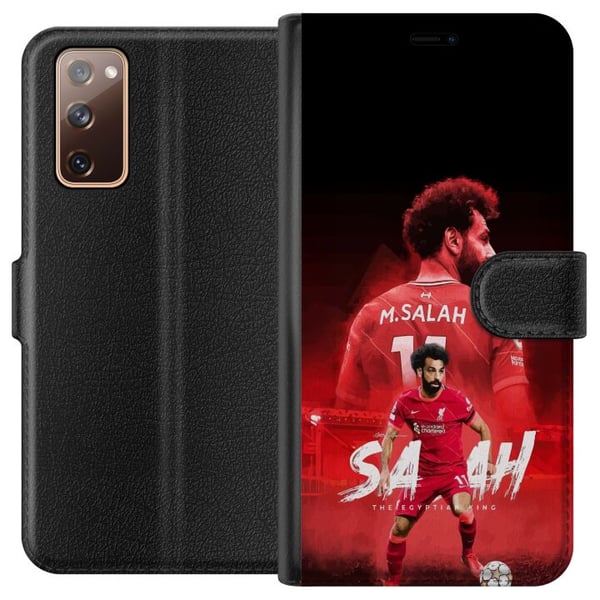 Kompatibelt Lommeboketui til Samsung Galaxy S20 FE Mohamed Salah Liverpool Egypt teknisk legende med hurtighet, driblinger og en utrolig klubbhistori