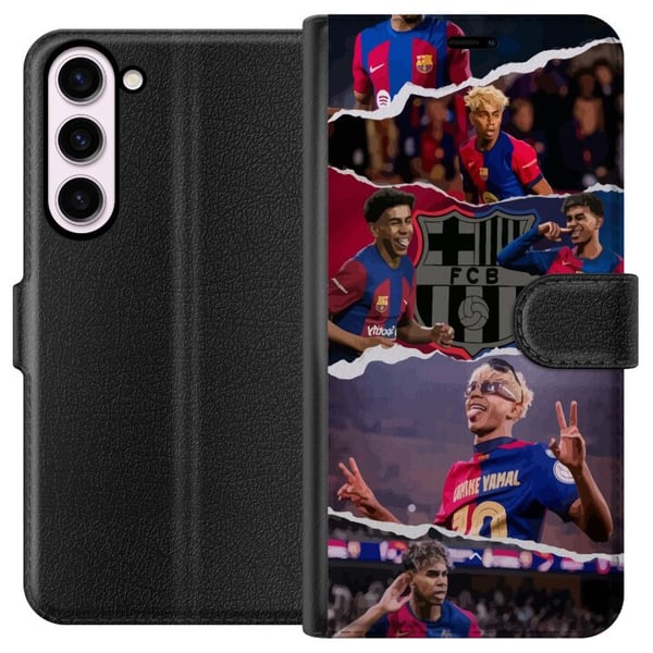 Kompatibel Tegnebogsetui til Samsung Galaxy S23+ Yamal Fodboldspiller Barcelona-stjerne