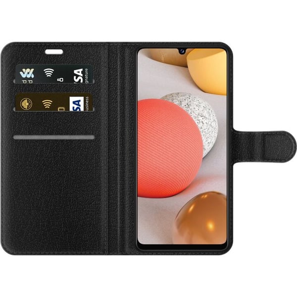 Kompatibelt Lommeboketui til Samsung Galaxy A42 5G sløyfe mønster leopard rosetter rosa søt mote jentete retro design trykk tapet stil rosa bakgrunn