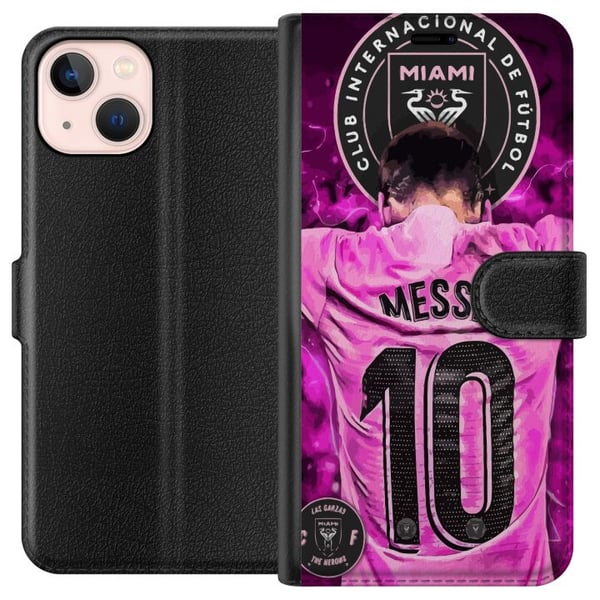 Kompatibelt Lommeboketui til Apple iPhone 13 mini Messi Kompatibelt Lommeboketui til Apple iPhone 13 mini Messi