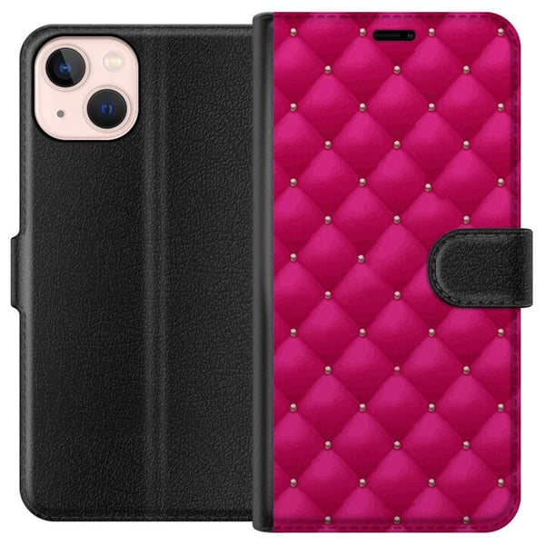 Kompatibel Tegnebogsetui til Apple iPhone 13 mini Luksuriøst Lyserød Kompatibel Tegnebogsetui til Apple iPhone 13 mini Luksuriøst Lyserød
