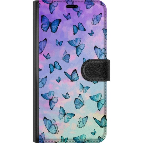 Kompatibel Tegnebogsetui til Samsung Galaxy A32 5G Sommerfugle