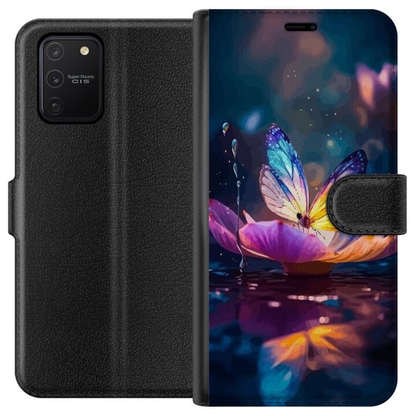 Kompatibelt Lommeboketui til Samsung Galaxy S10 Lite Butterfly Kompatibelt Lommeboketui til Samsung Galaxy S10 Lite Butterfly