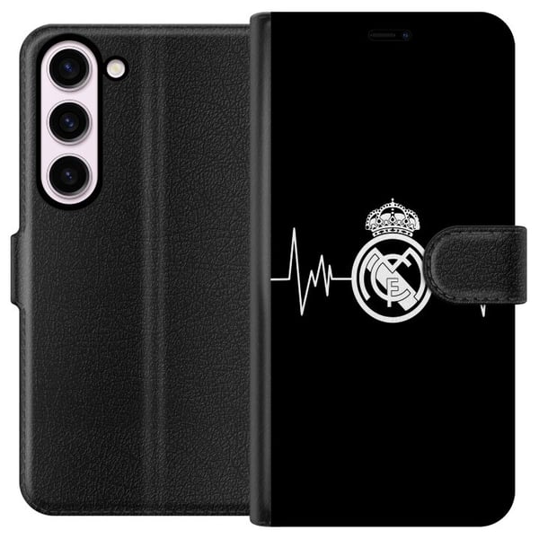 Kompatibel Tegnebogsetui til Samsung Galaxy S23 Real Madrid CF Kompatibel Tegnebogsetui til Samsung Galaxy S23 Real Madrid CF