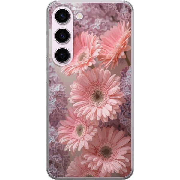 Kompatibel Mobilcover til Samsung Galaxy S23 Lyserøde blomster blomstermønsterdesign Kompatibel Mobilcover til Samsung Galaxy S23 Lyserøde blomster blomstermønsterdesign