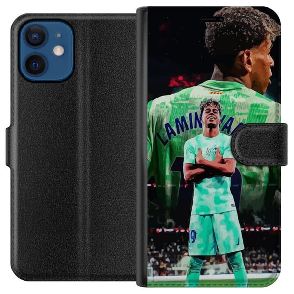 Kompatibelt Plånboksfodral till Apple iPhone 12 Barcelona Yamal matchtröja fotboll junior
