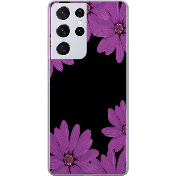 Kompatibel Mobilcover til Samsung Galaxy S21 Ultra 5G Blomsterarrangement