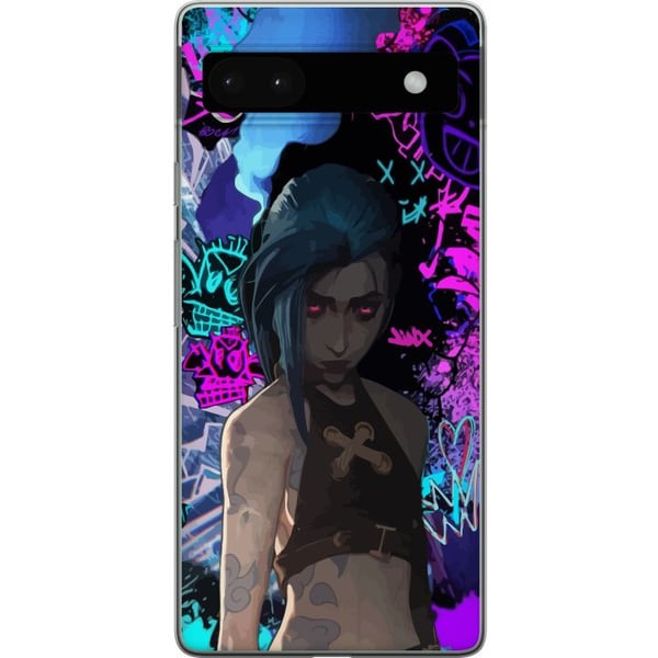 Yhteensopiva Puhelinkuori Google Pixel 6a Arcane, League of Legends