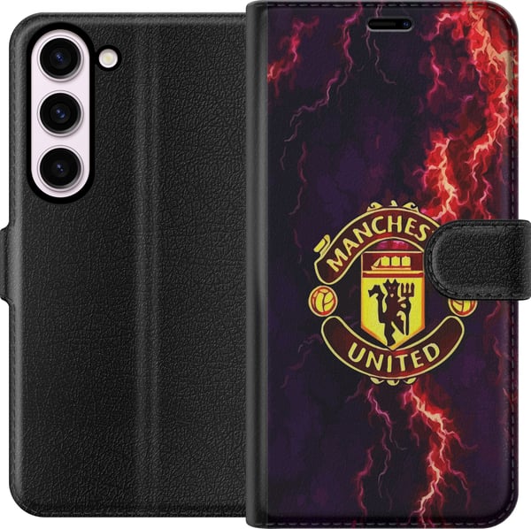Kompatibelt Lommeboketui til Samsung Galaxy S23 Manchester United