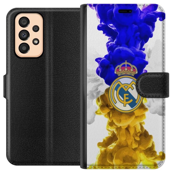 Yhteensopiva Lompakkokotelo Samsung Galaxy A33 5G Real Madrid Värit