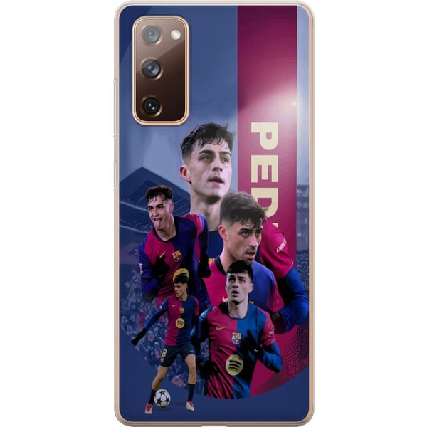 Kompatibel Mobilcover til Samsung Galaxy S20 FE Pedri Barcelona Spanien fodbold midtbanespiller ungt talent teknisk dygtig spiller med stærk udviklin