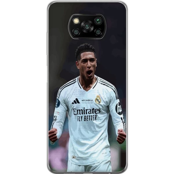 Kompatibel Mobilcover til Xiaomi Poco X3 NFC Jude Bellingham Real Madrid England topmidtbanespiller med enormt potentiale, komplette kvaliteter og fr