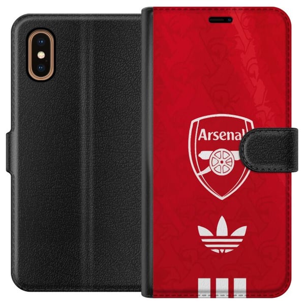 Kompatibel Tegnebogsetui til Apple iPhone XS Max Arsenal-fodboldklub i Premier League