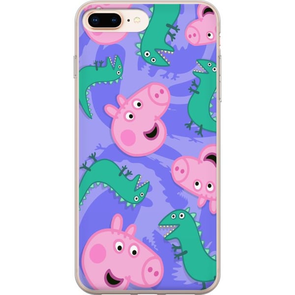 Kompatibel Mobilcover til Apple iPhone 8 Plus Greta Gris Kompatibel Mobilcover til Apple iPhone 8 Plus Greta Gris