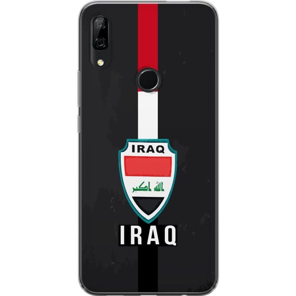 Kompatibel Mobilcover til Huawei P Smart Z Iraks flag med emblem i rødt, hvidt og sort – et kraftfuldt design, der udtrykker historie og stolthed