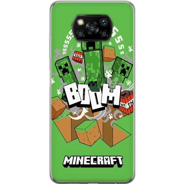 Kompatibelt Mobildeksel til Xiaomi Poco X3 NFC Minecraft Boom