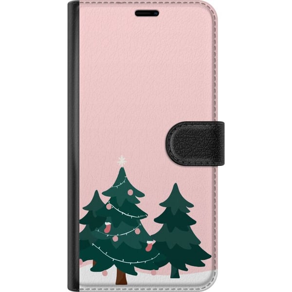 Kompatibel Tegnebogsetui til Samsung Galaxy A32 5G Juletræer Glædelig Jul