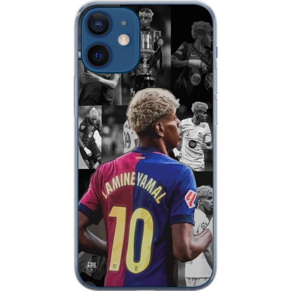 Kompatibelt Mobilskal till Apple iPhone 12 FCB Yamal Barcelona framtidens fotbollsstjärna