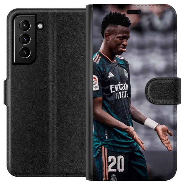Kompatibelt Plånboksfodral till Samsung Galaxy S21+ 5G Vinicius Junior Brazil Football Star