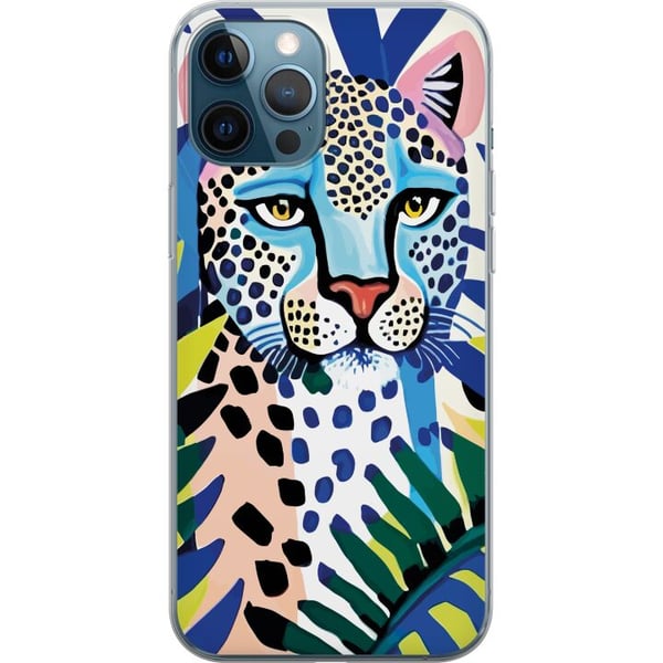 Kompatibelt Mobilskal till Apple iPhone 12 Pro Vivid Leopard