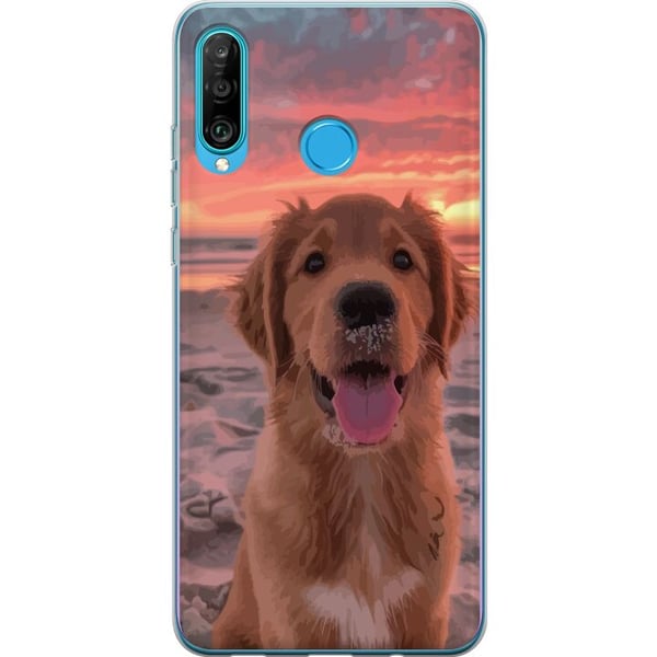 Kompatibelt Mobilskal till Huawei P30 lite Hund