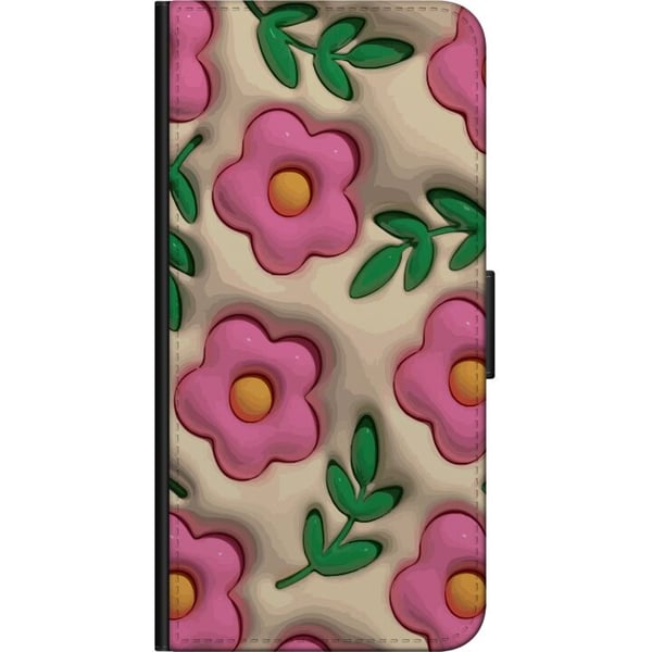 Kompatibelt Lommeboketui til Samsung Galaxy A03s Boblende Blomster
