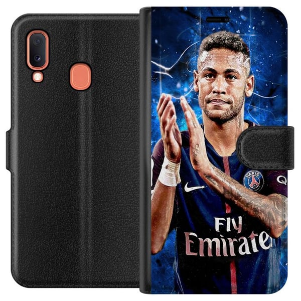 Kompatibelt Plånboksfodral till Samsung Galaxy A20e Neymar Kompatibelt Plånboksfodral till Samsung Galaxy A20e Neymar