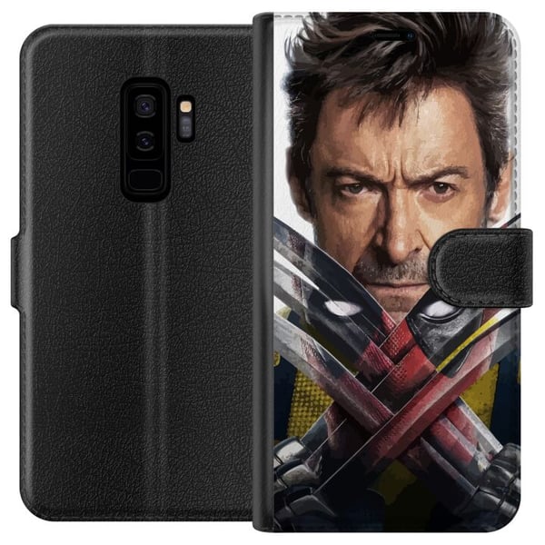 Kompatibelt Plånboksfodral till Samsung Galaxy S9+ Deadpool & Wolverine Kompatibelt Plånboksfodral till Samsung Galaxy S9+ Deadpool & Wolverine