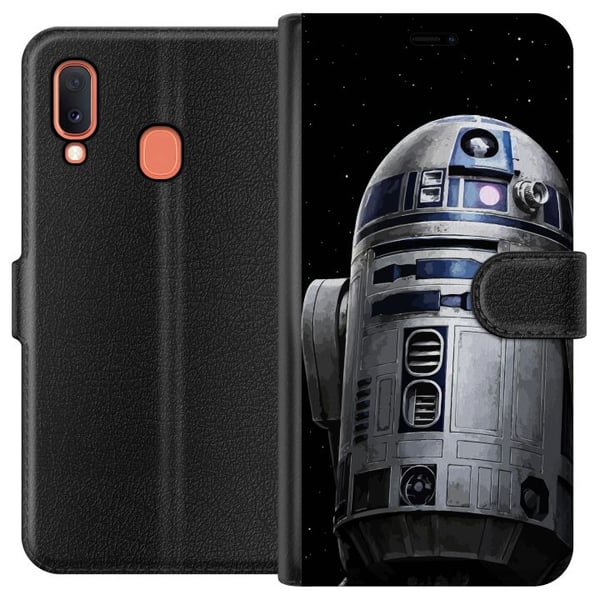 Kompatibelt Lommeboketui til Samsung Galaxy A20e R2D2 Kompatibelt Lommeboketui til Samsung Galaxy A20e R2D2
