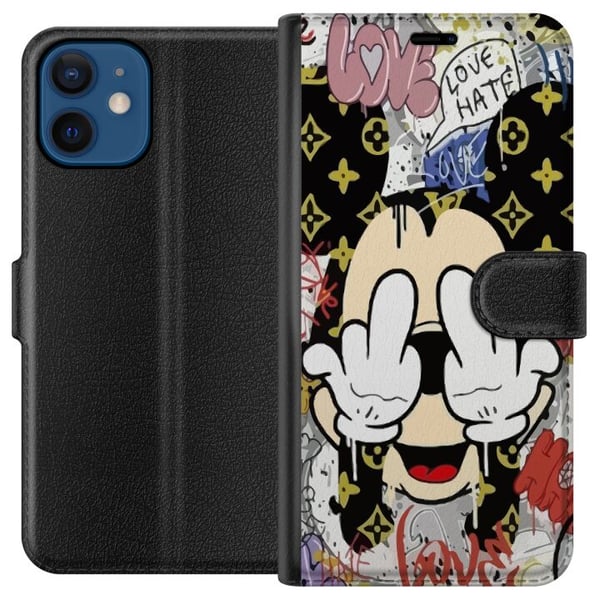 Yhteensopiva Lompakkokotelo Apple iPhone 12 mini Mikki Hiiri F-YOU