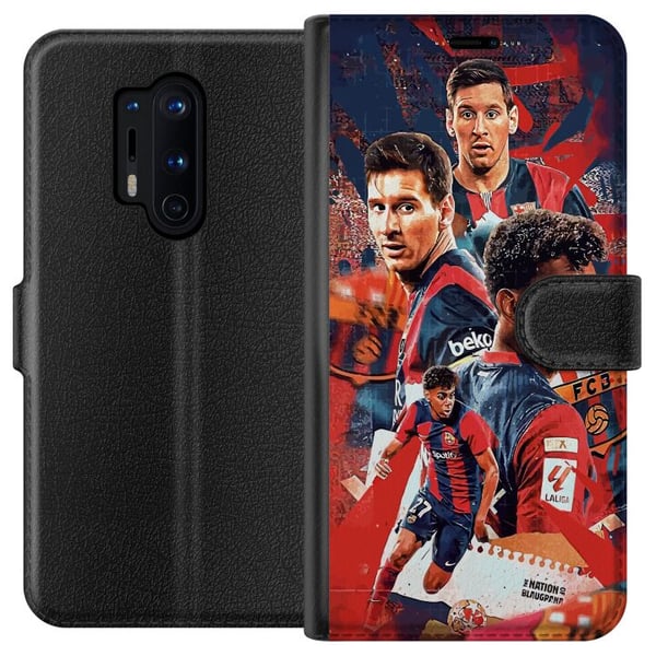 Kompatibel Tegnebogsetui til OnePlus 8 Pro Yamal Lamine x Messi