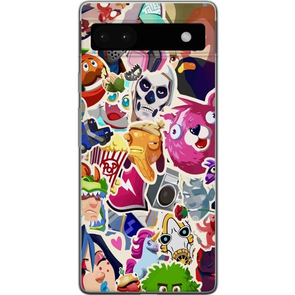 Yhteensopiva Puhelinkuori Google Pixel 6a Fortnite