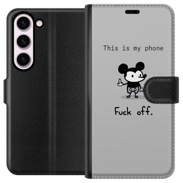 Kompatibel Tegnebogsetui til Samsung Galaxy S23 Kækt citat Fuck af trendtekst Kompatibel Tegnebogsetui til Samsung Galaxy S23 Kækt citat Fuck af trendtekst