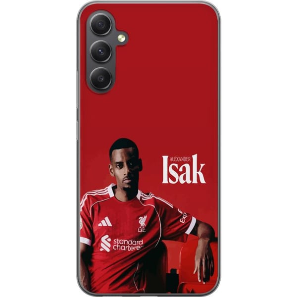 Kompatibel Mobilcover til Samsung Galaxy S23 FE Alexander Isak fodboldplakat Liverpool-trøje Sveriges landshold angriber Premier League forward-desig Kompatibel Mobilcover til Samsung Galaxy S23 FE Alexander Isak fodboldplakat Liverpool-trøje Sveriges landshold angriber Premier League forward-desig